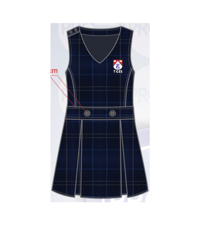 Gril's Winter Pinafore Dress