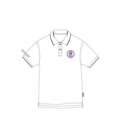 White Short Sleeve Polo Shirt