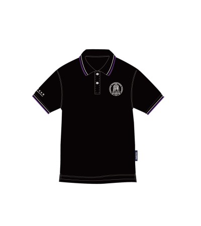 Black Short Sleeve Polo Shirt