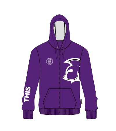 Purple Zip Hoodie