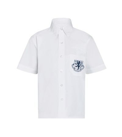 DL Boy's white short sleeved shirt